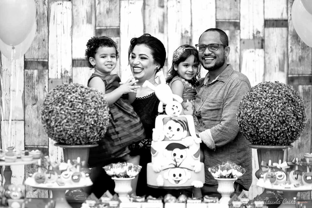 festa linda, no cerimonial Fanfarra, em Bento Ferreira, Vitória, fotos de eventos, festa infantil no tema Turma da Mônica, 3 anos da Laura, filha da chef de cozinha Marcela Bourguignon