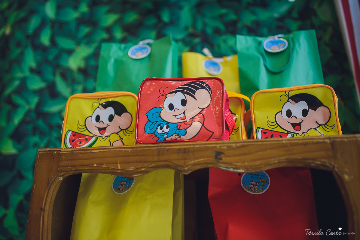 festa linda, no cerimonial Fanfarra, em Bento Ferreira, Vitória, fotos de eventos, festa infantil no tema Turma da Mônica, 3 anos da Laura, filha da chef de cozinha Marcela Bourguignon