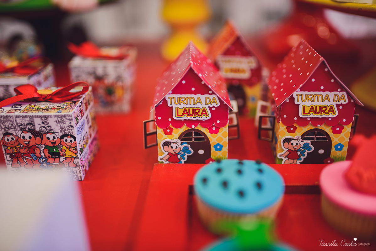 festa linda, no cerimonial Fanfarra, em Bento Ferreira, Vitória, fotos de eventos, festa infantil no tema Turma da Mônica, 3 anos da Laura, filha da chef de cozinha Marcela Bourguignon