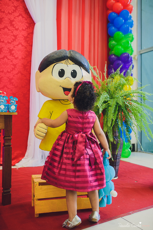 festa linda, no cerimonial Fanfarra, em Bento Ferreira, Vitória, fotos de eventos, festa infantil no tema Turma da Mônica, 3 anos da Laura, filha da chef de cozinha Marcela Bourguignon