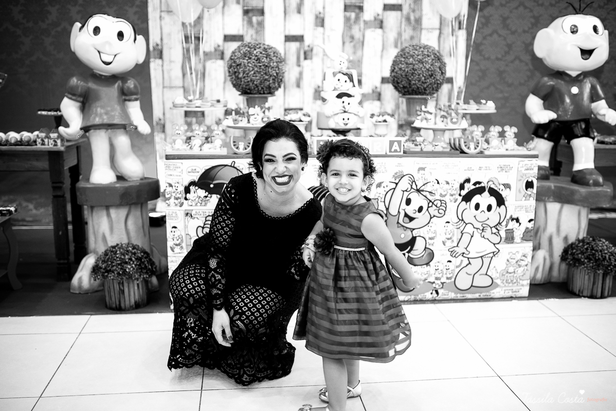 festa linda, no cerimonial Fanfarra, em Bento Ferreira, Vitória, fotos de eventos, festa infantil no tema Turma da Mônica, 3 anos da Laura, filha da chef de cozinha Marcela Bourguignon