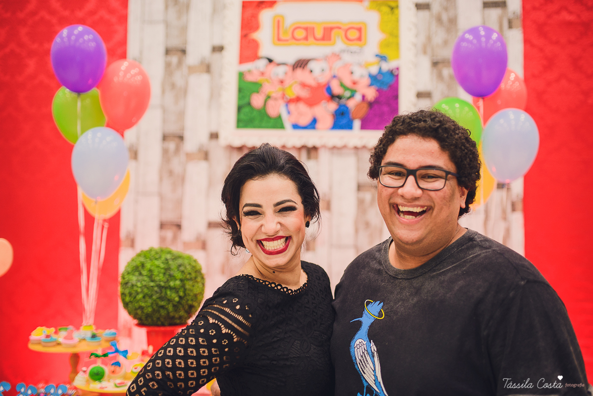 festa linda, no cerimonial Fanfarra, em Bento Ferreira, Vitória, fotos de eventos, festa infantil no tema Turma da Mônica, 3 anos da Laura, filha da chef de cozinha Marcela Bourguignon