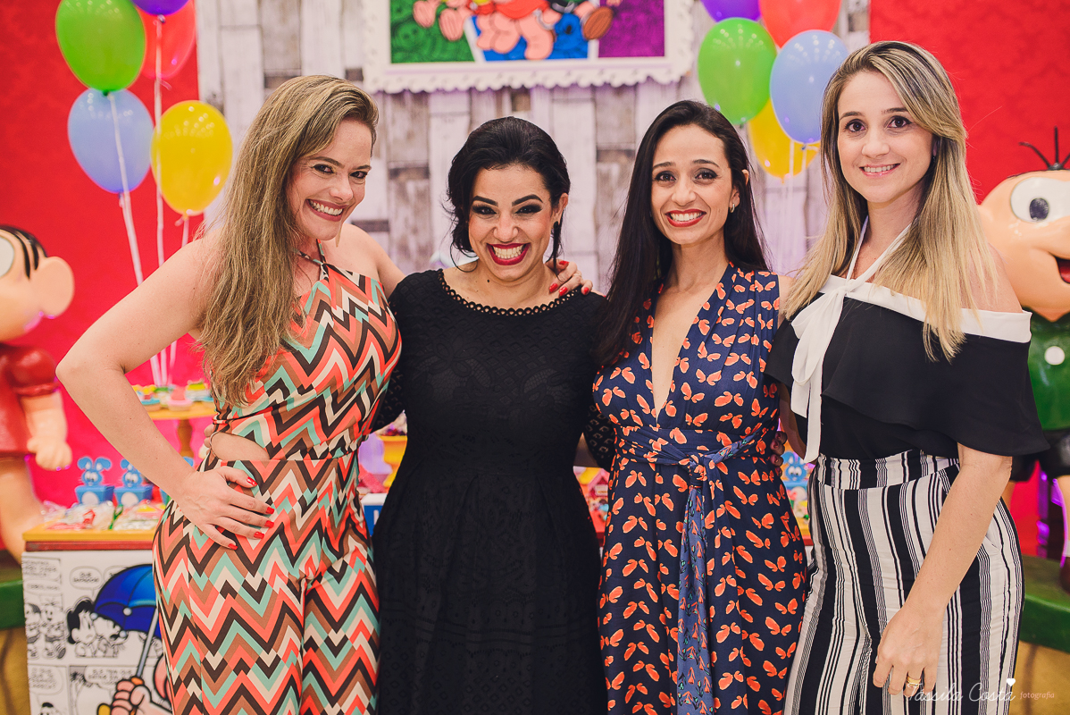 festa linda, no cerimonial Fanfarra, em Bento Ferreira, Vitória, fotos de eventos, festa infantil no tema Turma da Mônica, 3 anos da Laura, filha da chef de cozinha Marcela Bourguignon