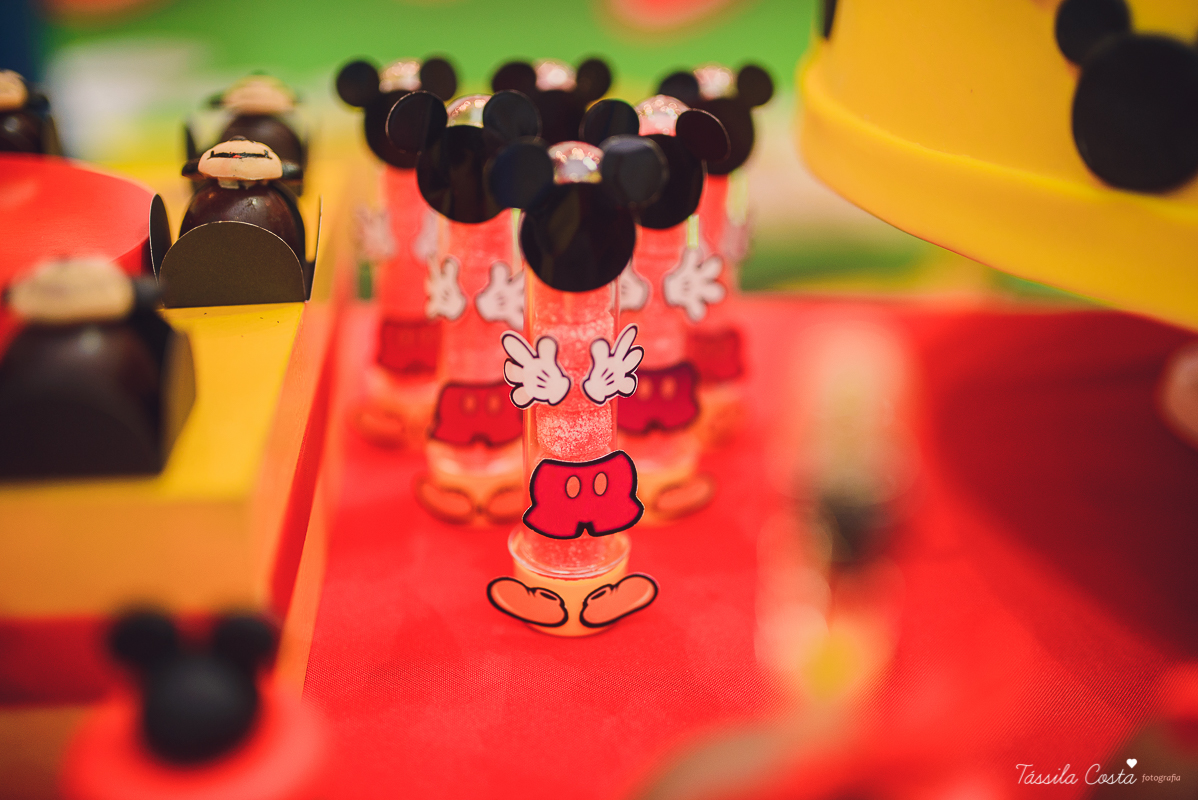 festa do Mickey, com decoração da Muita Farra, em Vila Velha - ES, fotos Tássila Costa, cerimonial infantil em Vila Velha, doces personalizados do mickey