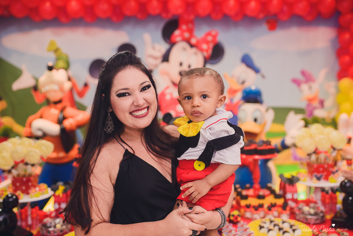festa do Mickey, com decoração da Muita Farra, em Vila Velha - ES, fotos Tássila Costa, cerimonial infantil em Vila Velha, doces personalizados do mickey