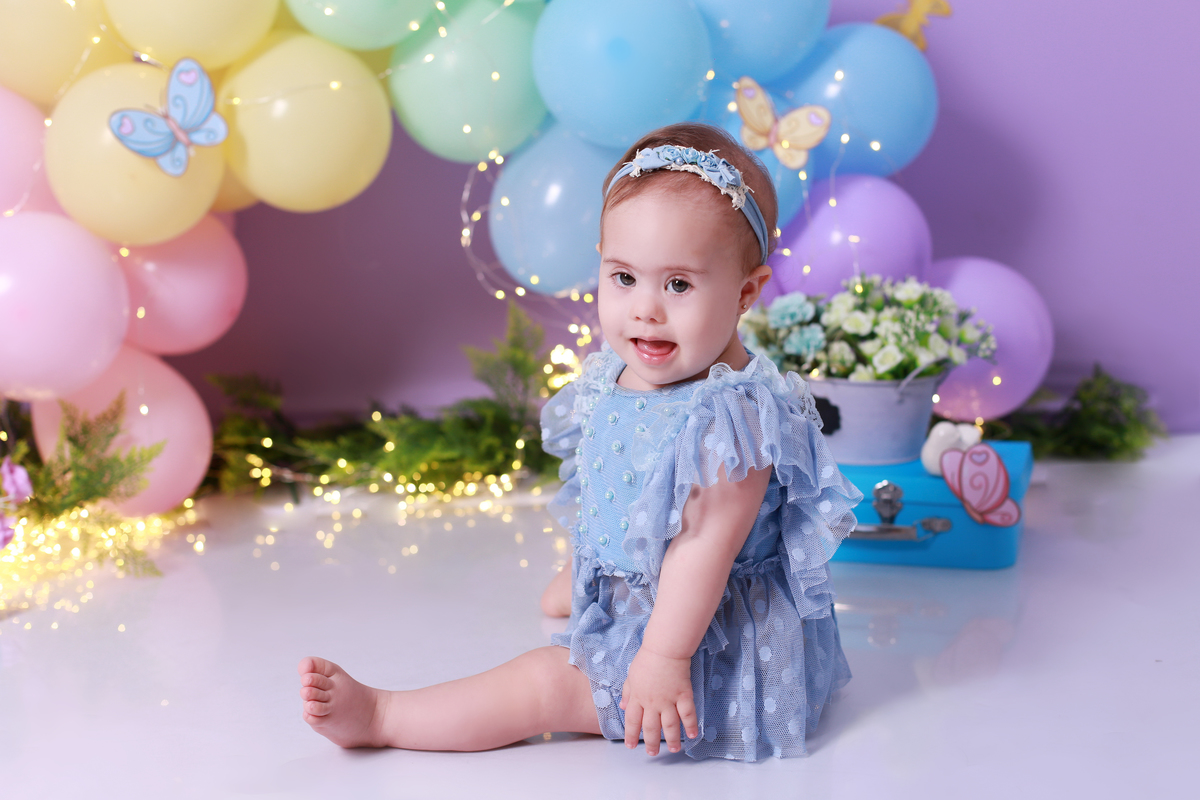 smash de bebê com sindrome de down.