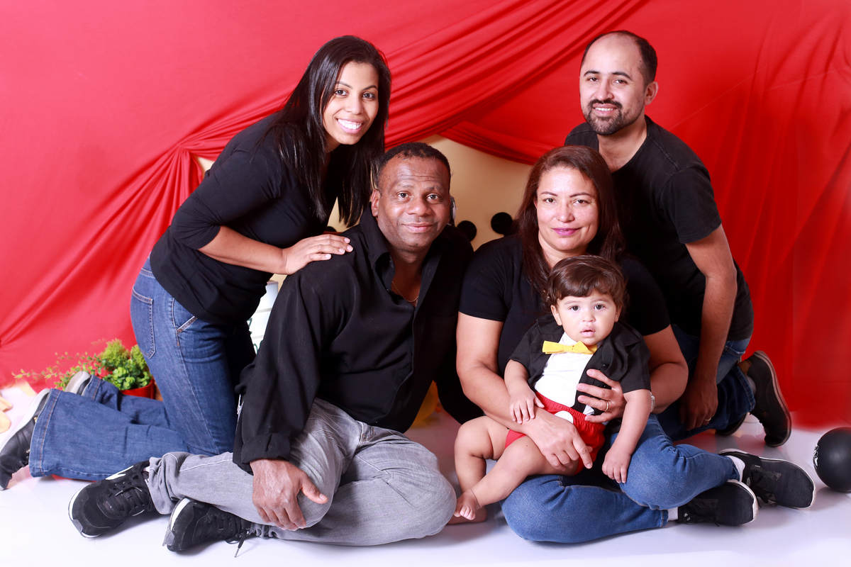 ensaio com a família
