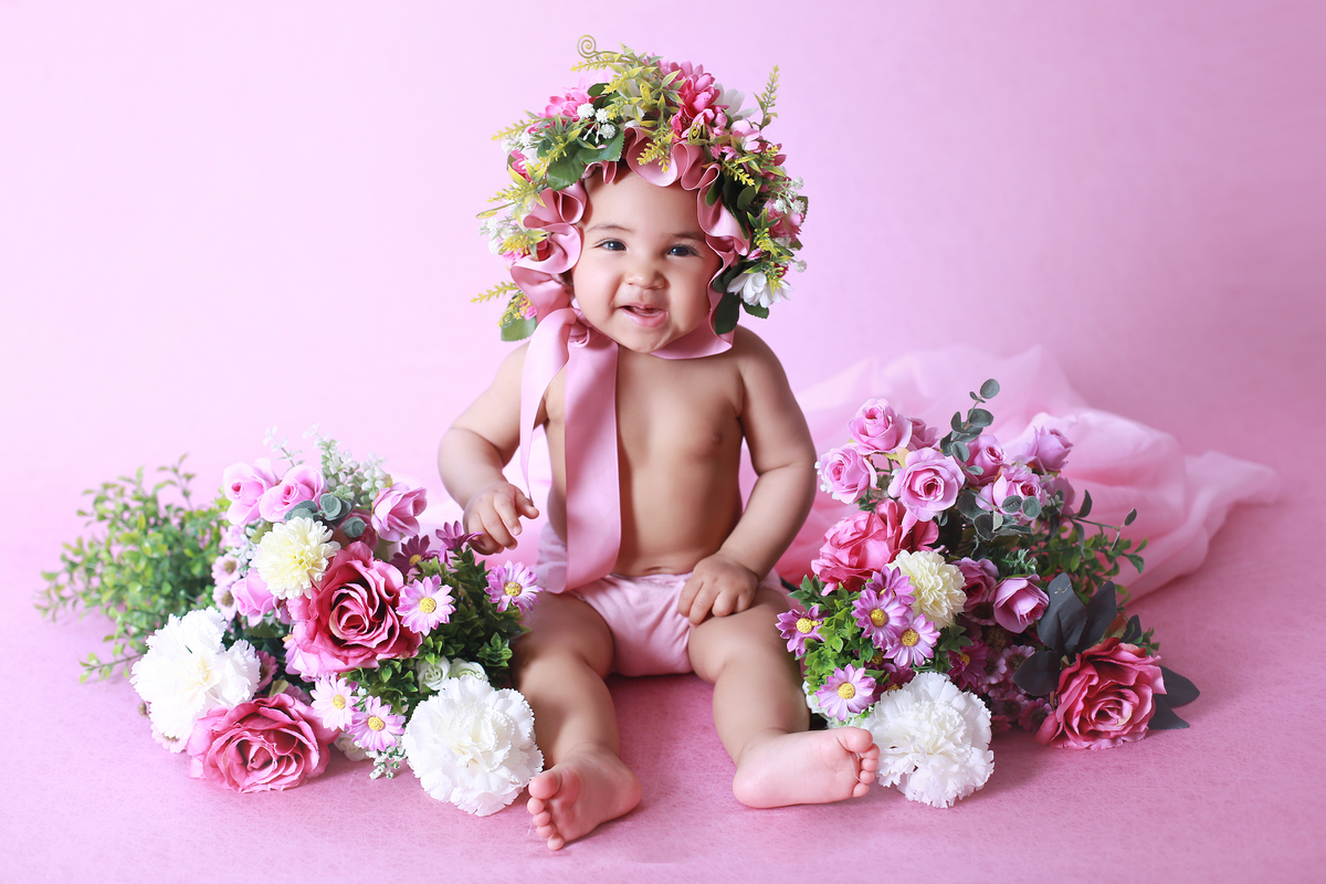 Fotos de bebe com 7 meses.