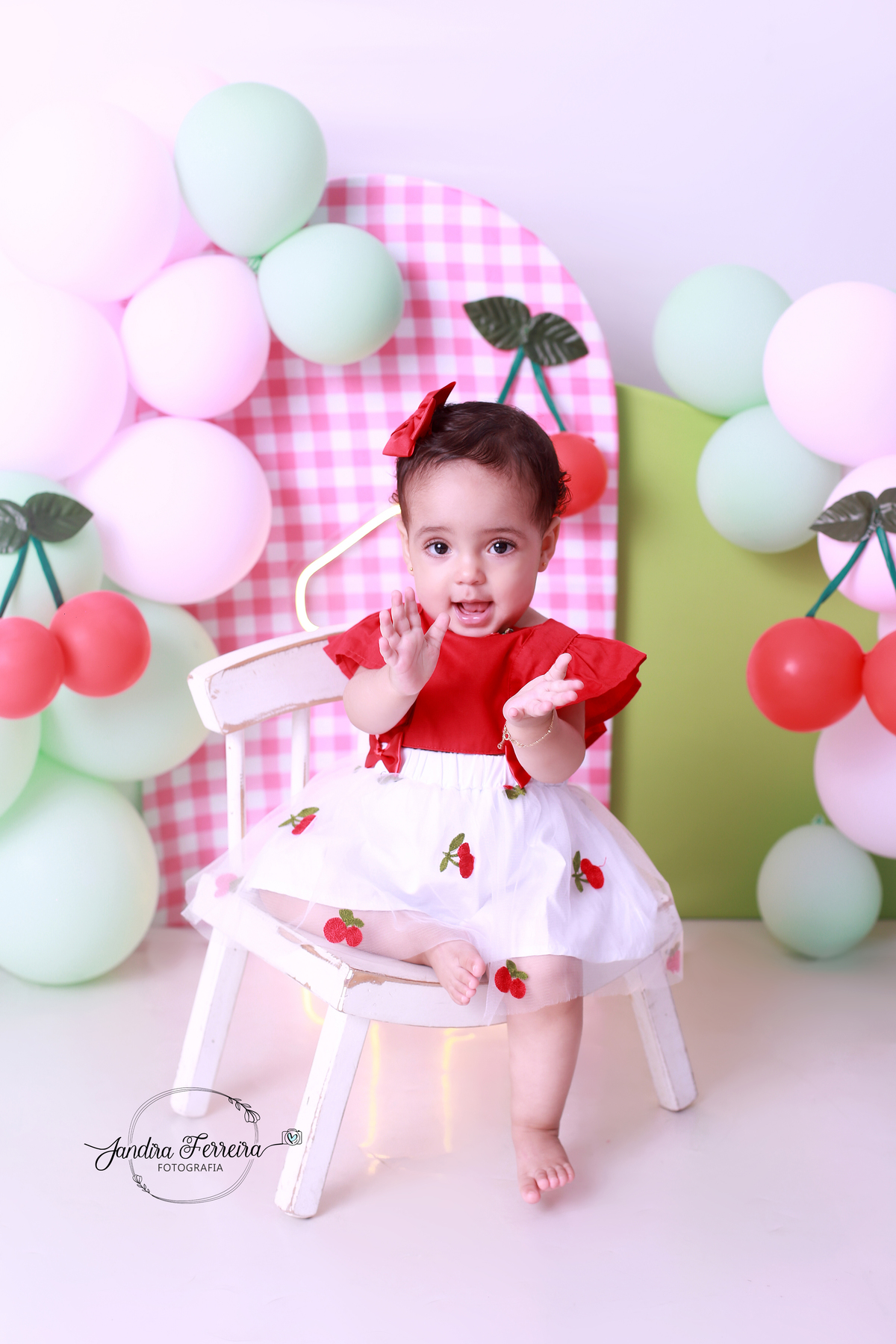 Estúdio para ensaio de Smash The Cake em São Paulo.