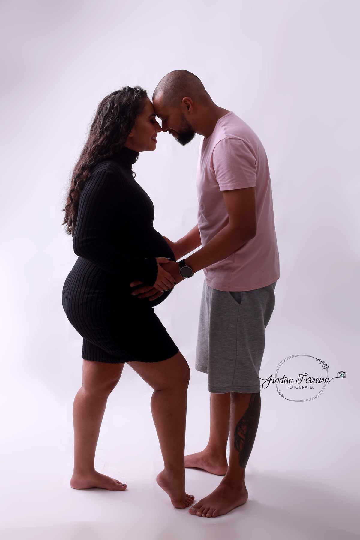 book para gravida em estúdio.