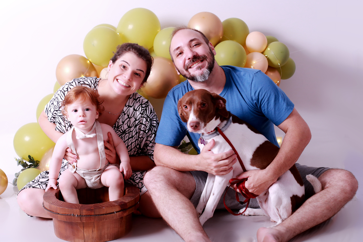 Smash The cake com a família