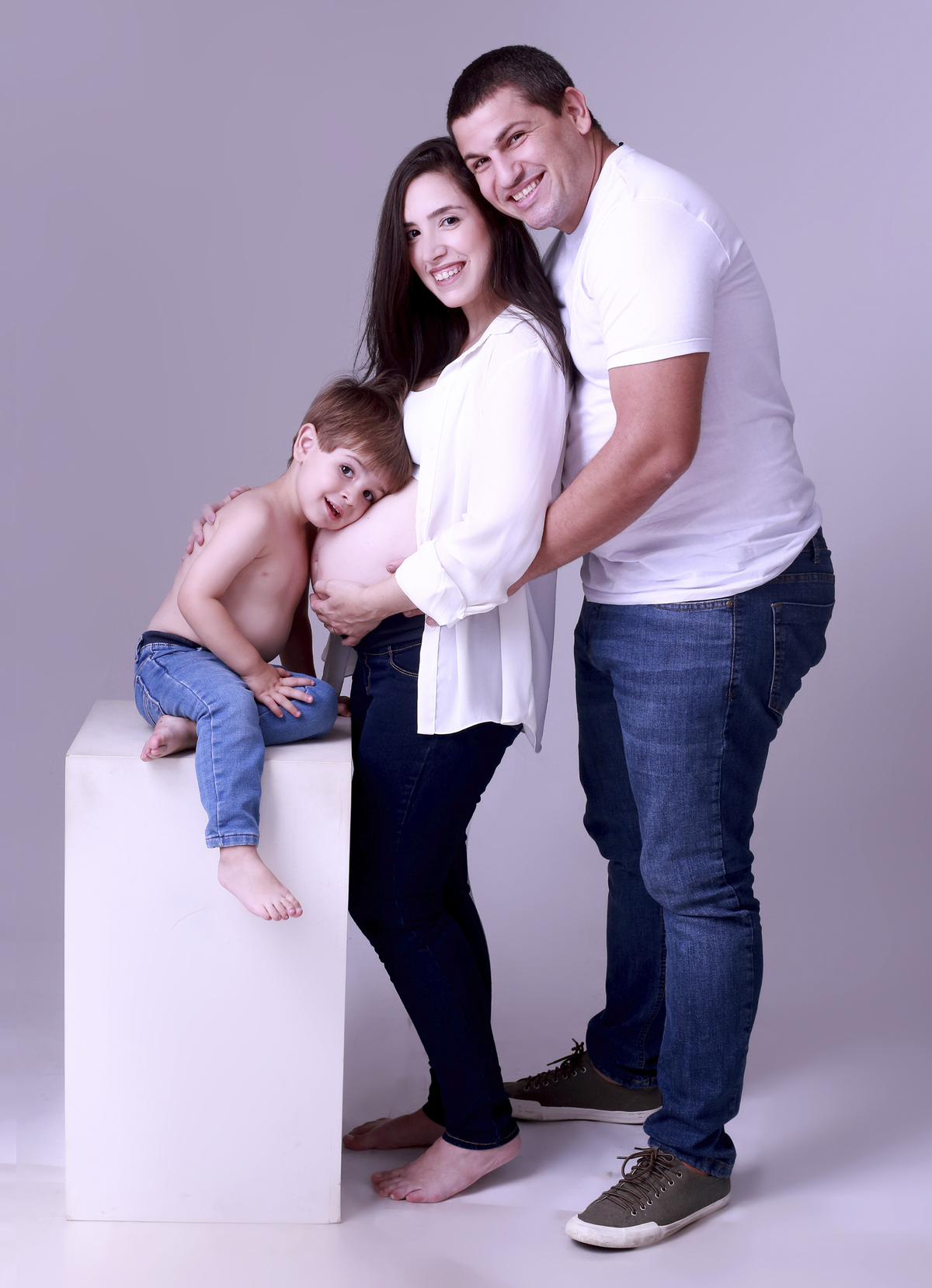 Gestante em São Paulo.