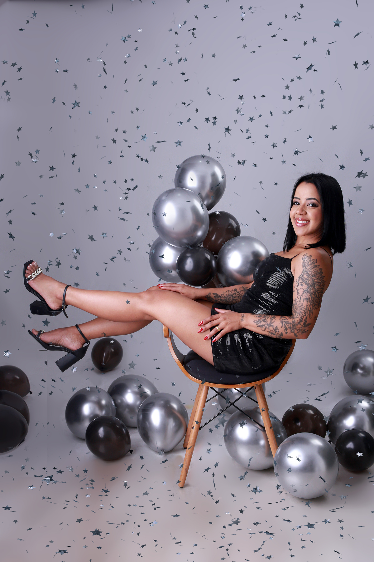 Ensaio feminino de aniversário.