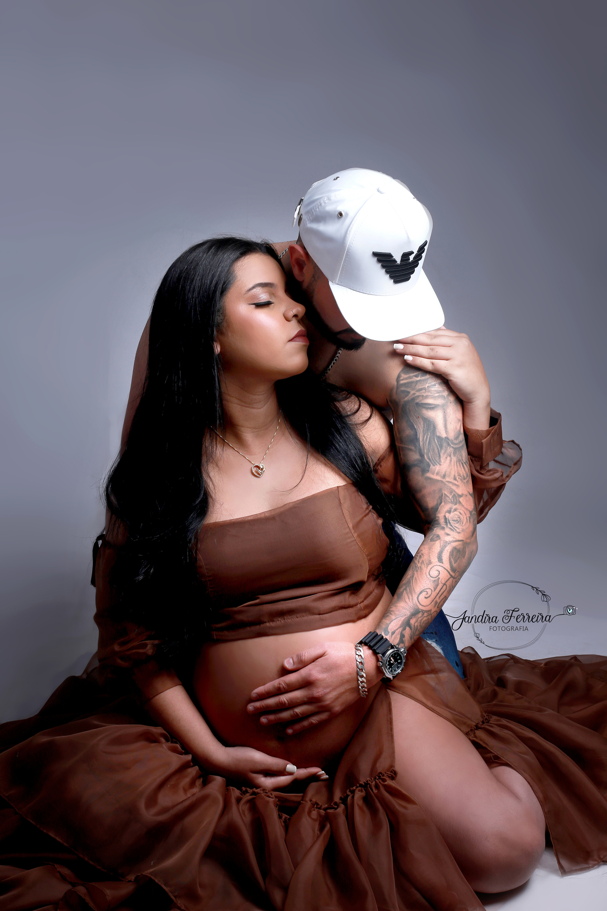 ensaio de grávida com marido em Pirituba
