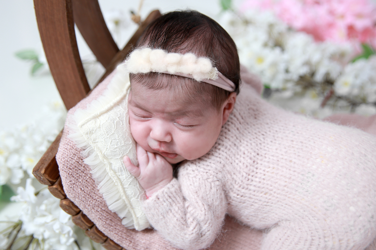 Ensaio de Newborn de menina em são Paulo 