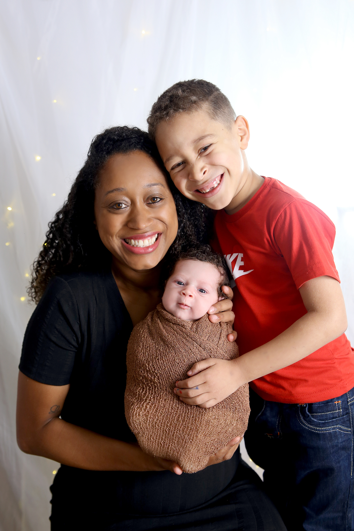 newborn com a família