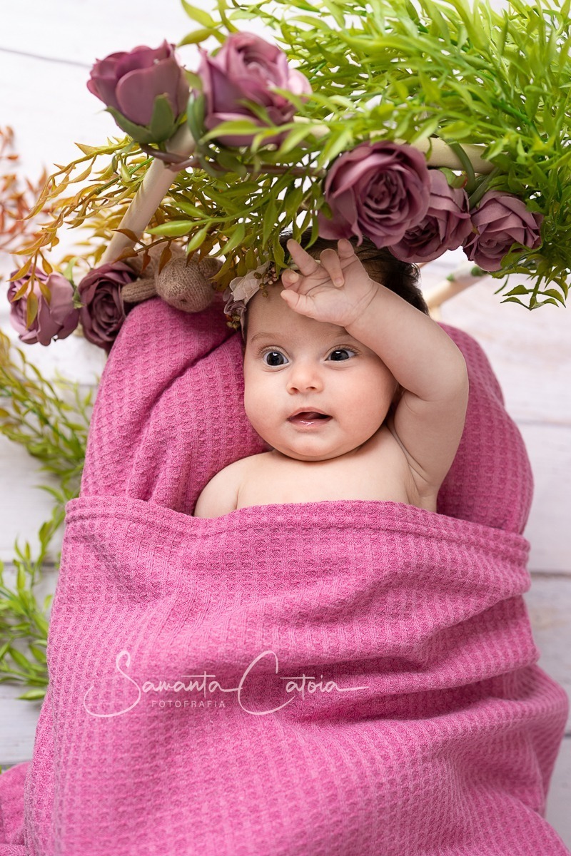 Ensaio Newborn da bebê Maria Antônia realizado em Florianópolis pela fotógrafa Samanta Catoia
