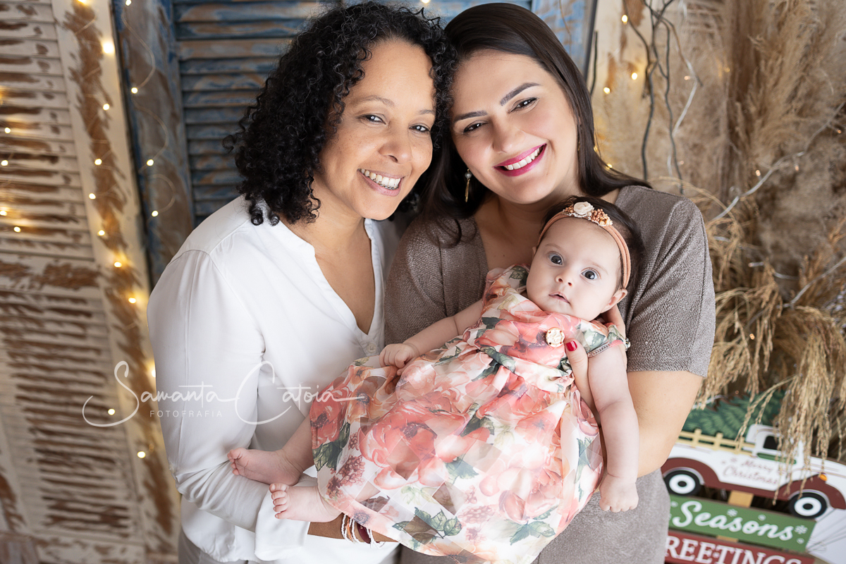 Ensaio de Natal - família - fotógrafa Samanta Catoia - Estúdio de fotografia em Florianópolis = SC
