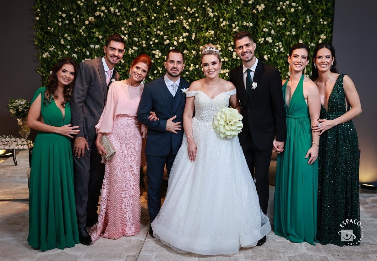 Fotos com os pais no casamento