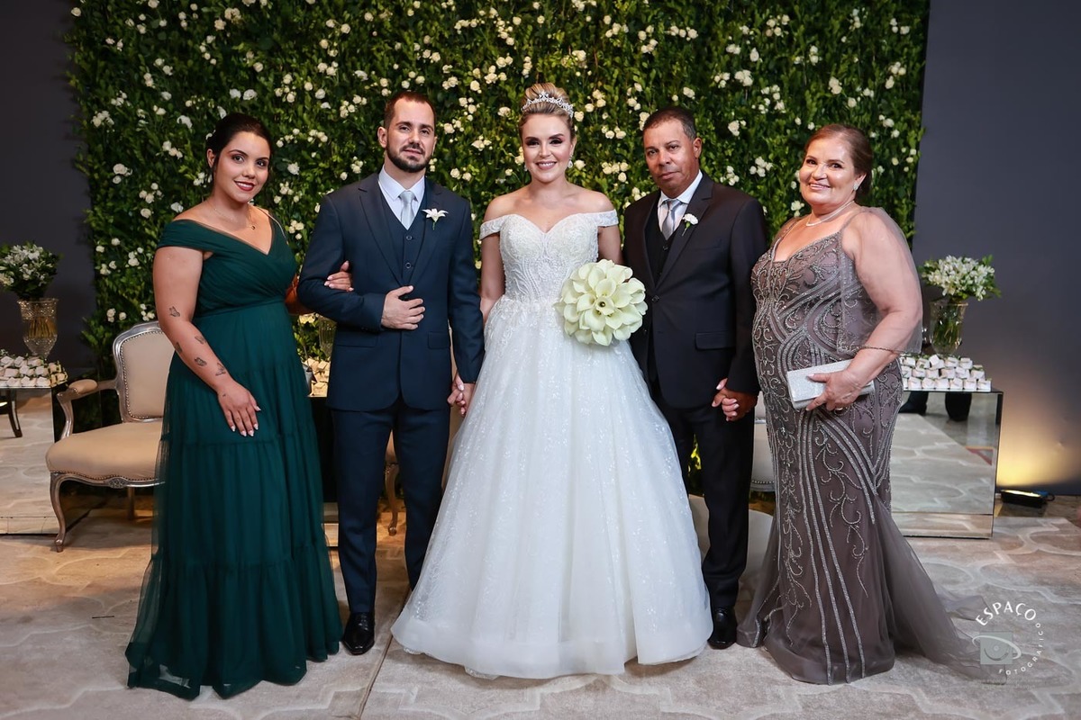 Fotos com os pais no casamento