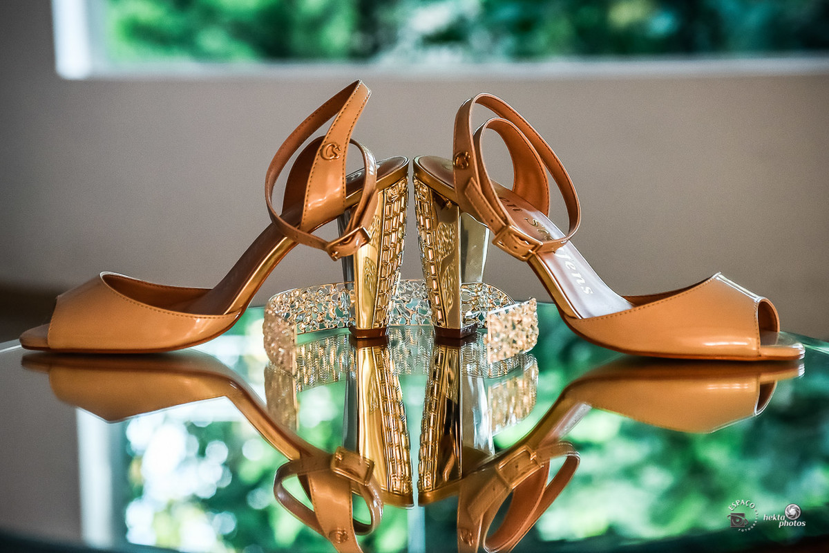 Lindissimo e confortável sapato da noiva