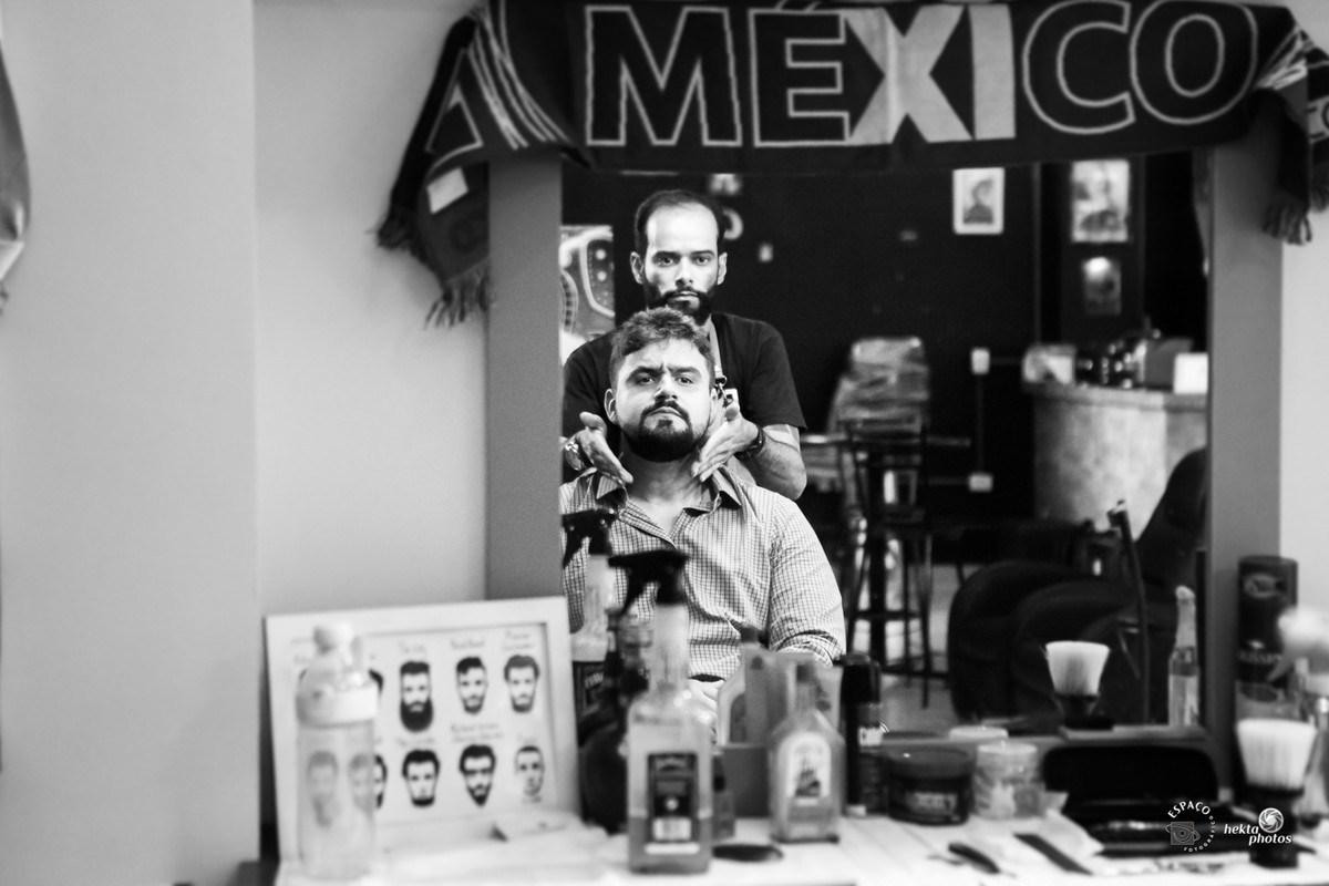Making of do noivo barbearia fotografado por espaço fotográfico goiânia