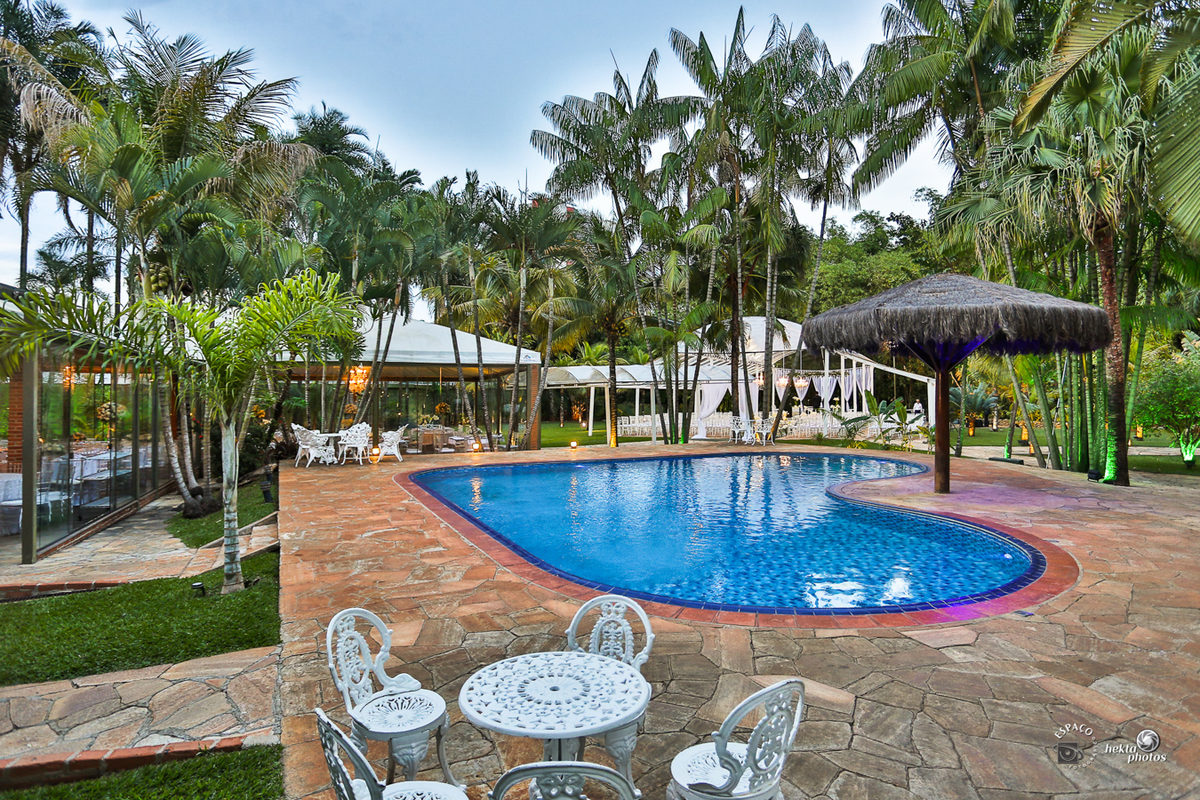 Decoração externa - piscina