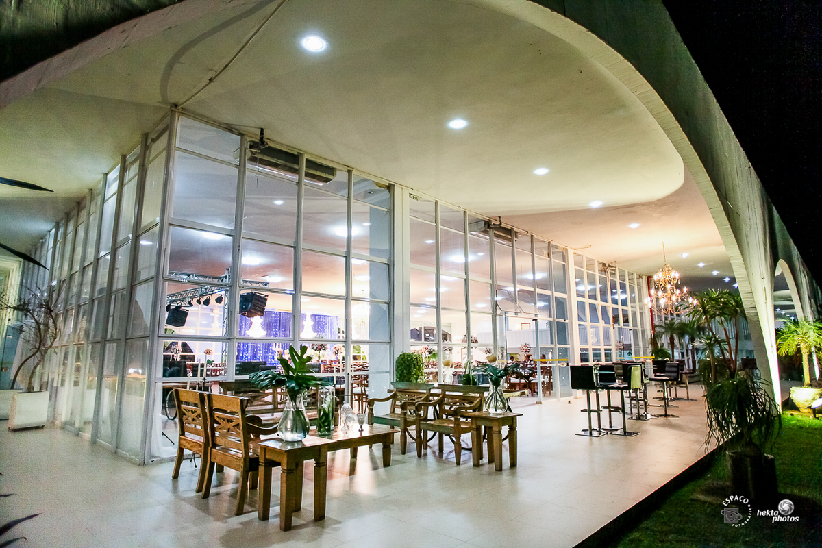 área externa do salão