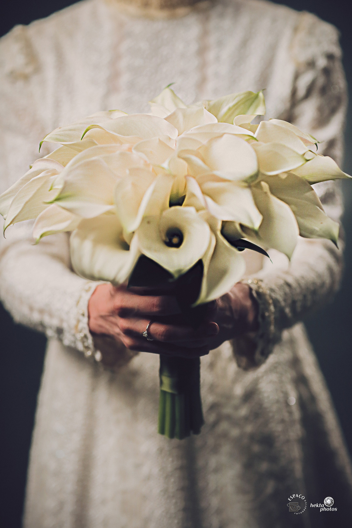 Detalhe do buquê da noiva