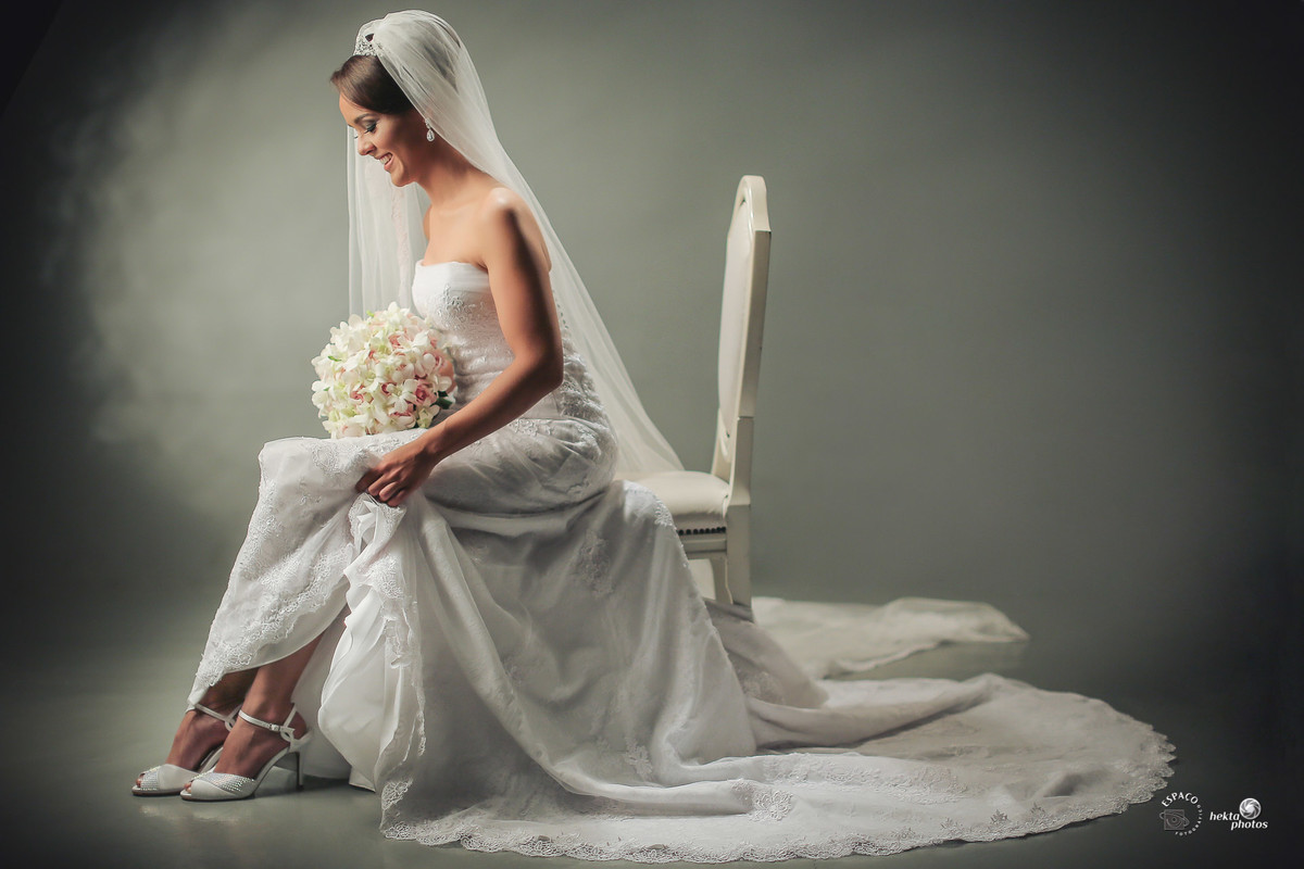 Produção da noiva - por Espaço Fotográfico - Goiânia - Fotografia de Casamento