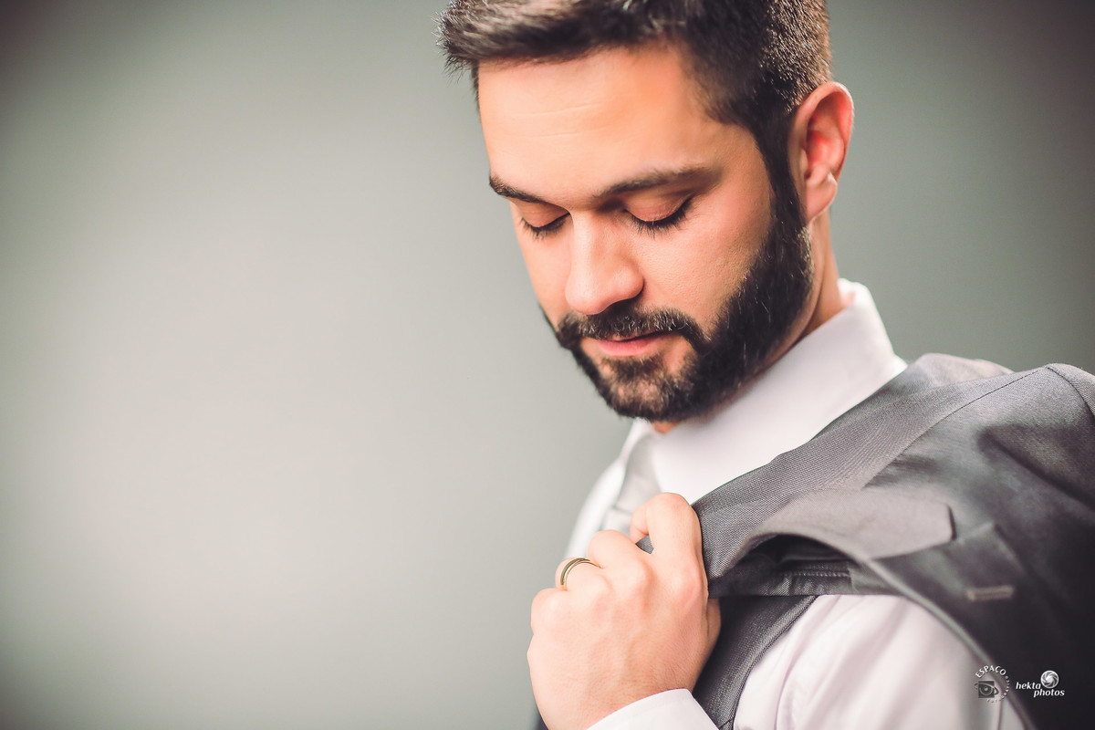 Produção do noivo - por Espaço Fotográfico - Goiânia - Fotografia de Casamento