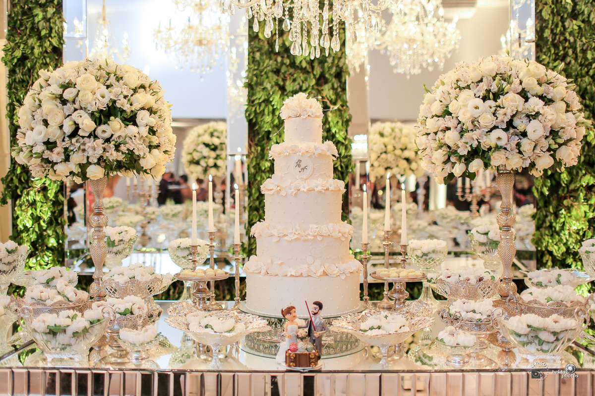 Mesa de Bolo - Adriene David - Decoração por Jolivê - Fest Flora - por Espaço Fotográfico Goiânia Fotografia de casamento
