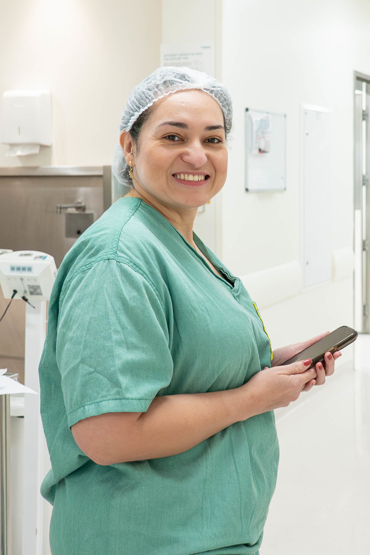 médica durante cirurgia em Campinas