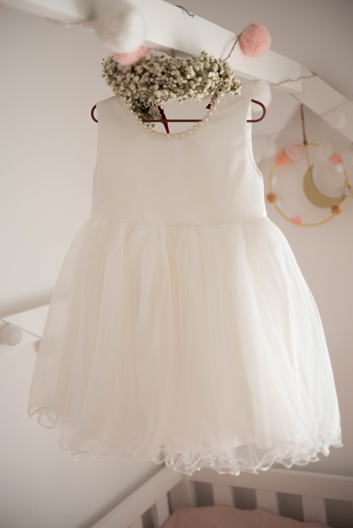 Detalhes do Vestido da batizanda