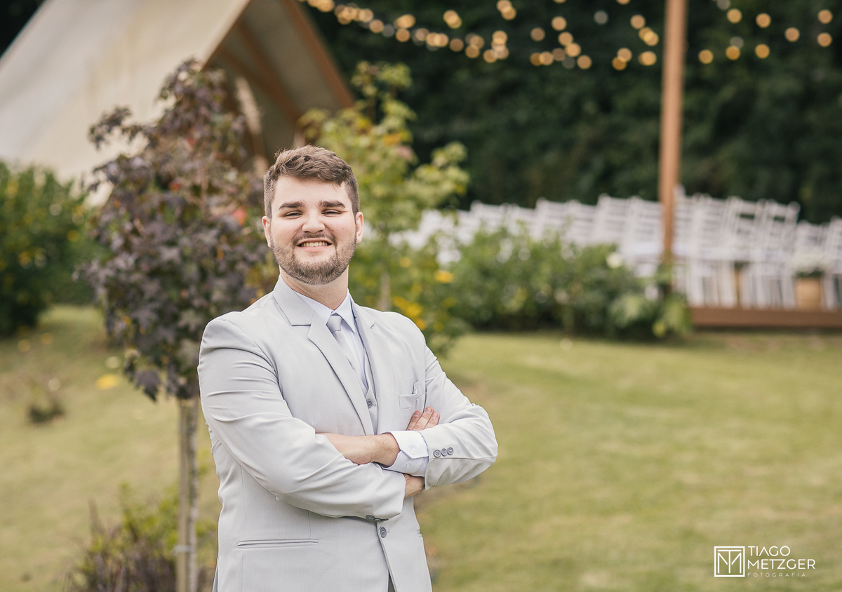 casamento ao ar livre no Garden Eventos Agrolândia - SC
