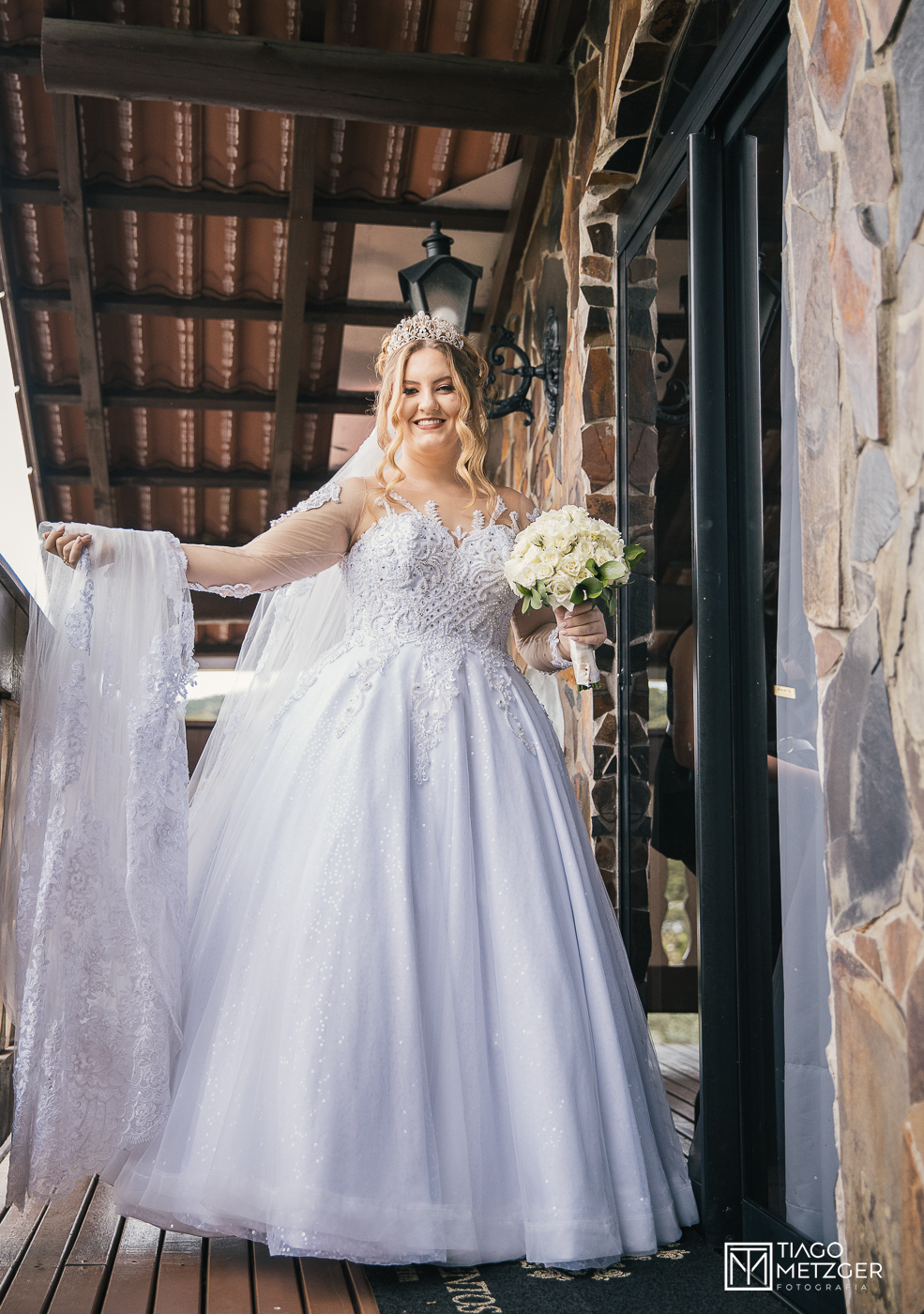 casamento ao ar livre no Garden Eventos Agrolândia - SC