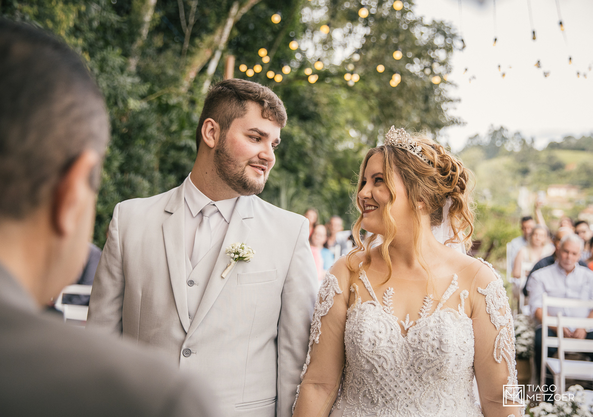 casamento ao ar livre no Garden Eventos Agrolândia - SC