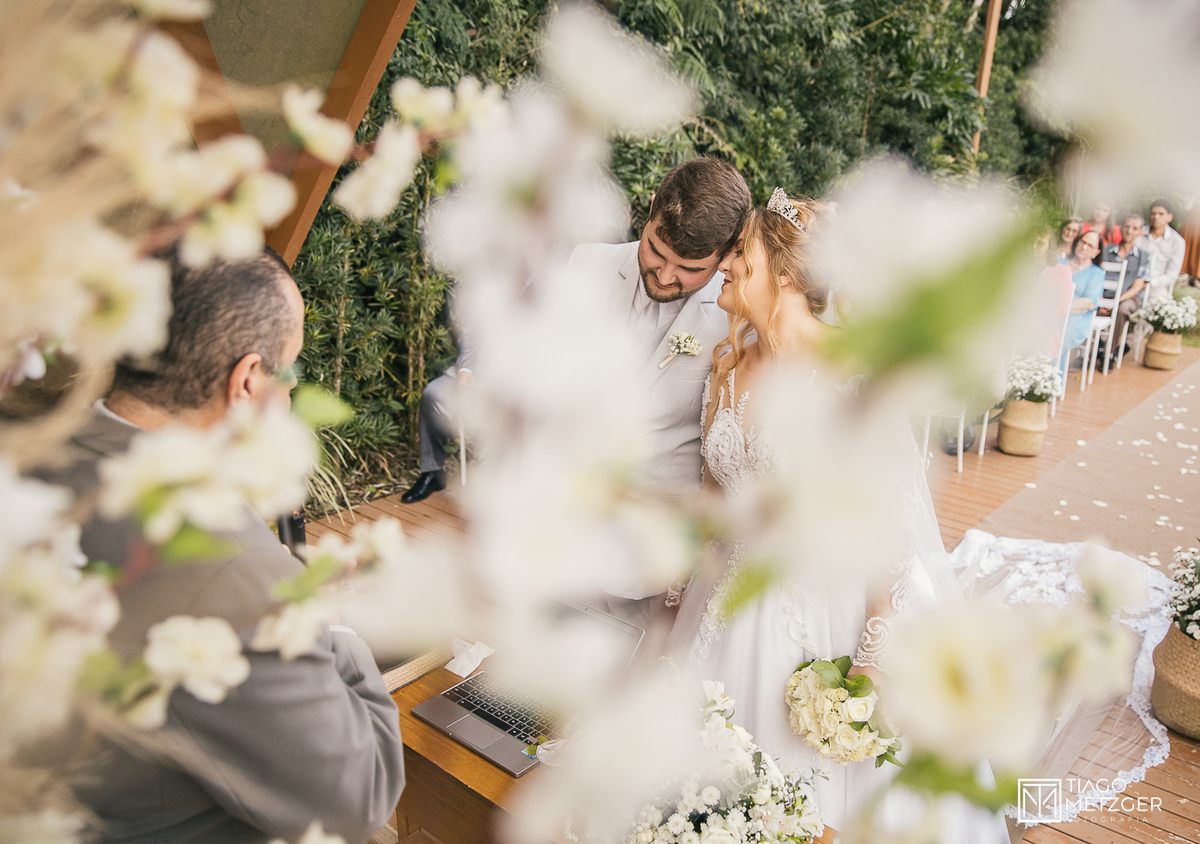 casamento ao ar livre no Garden Eventos Agrolândia - SC