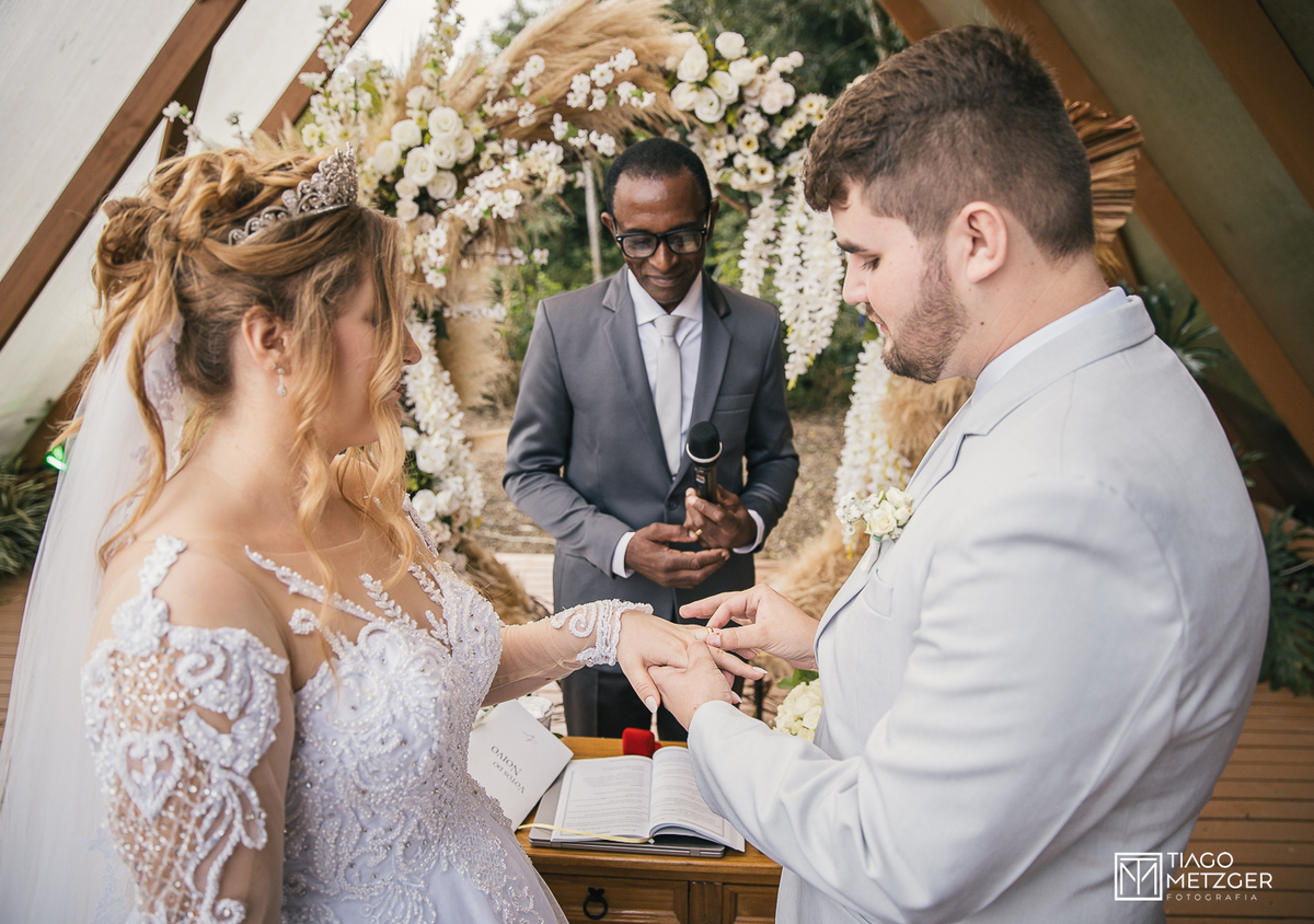 casamento ao ar livre no Garden Eventos Agrolândia - SC