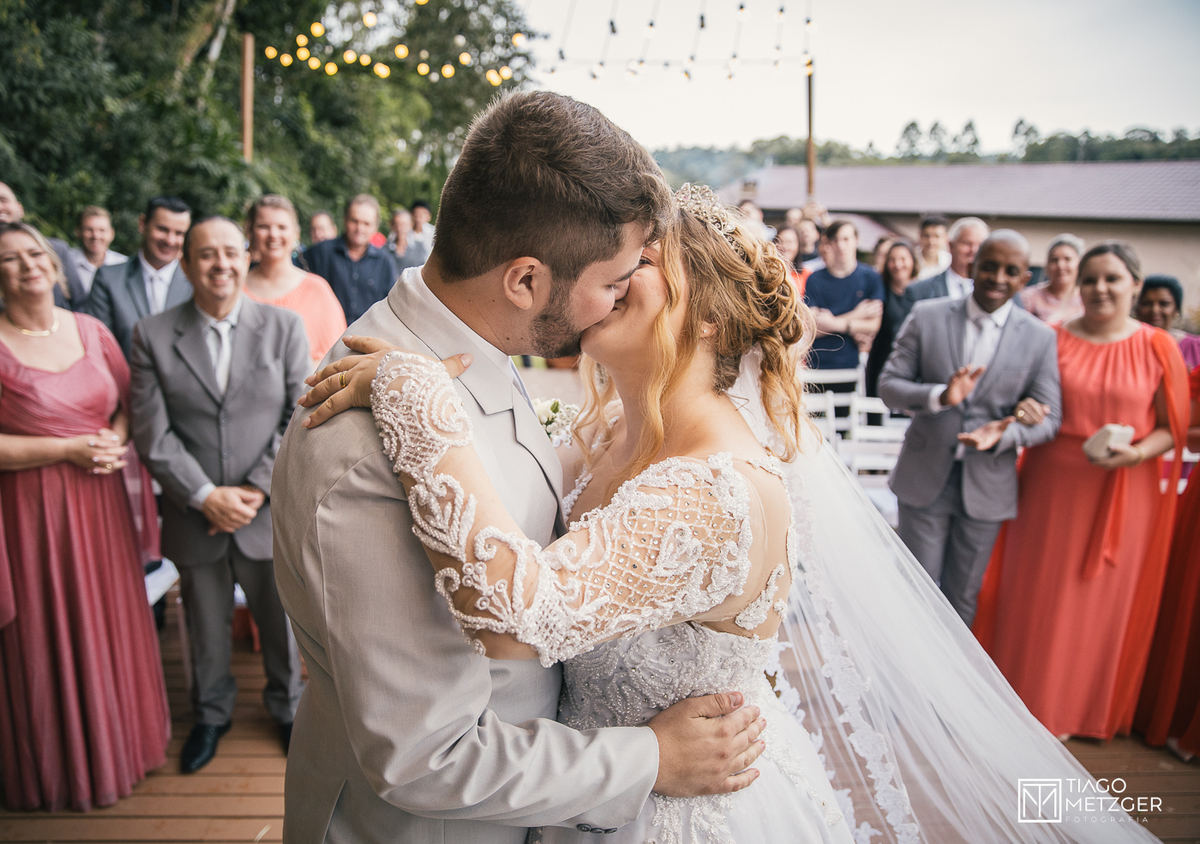 casamento ao ar livre no Garden Eventos Agrolândia - SC
