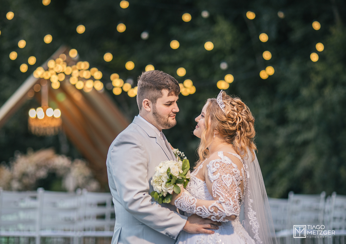 casamento ao ar livre no Garden Eventos Agrolândia - SC