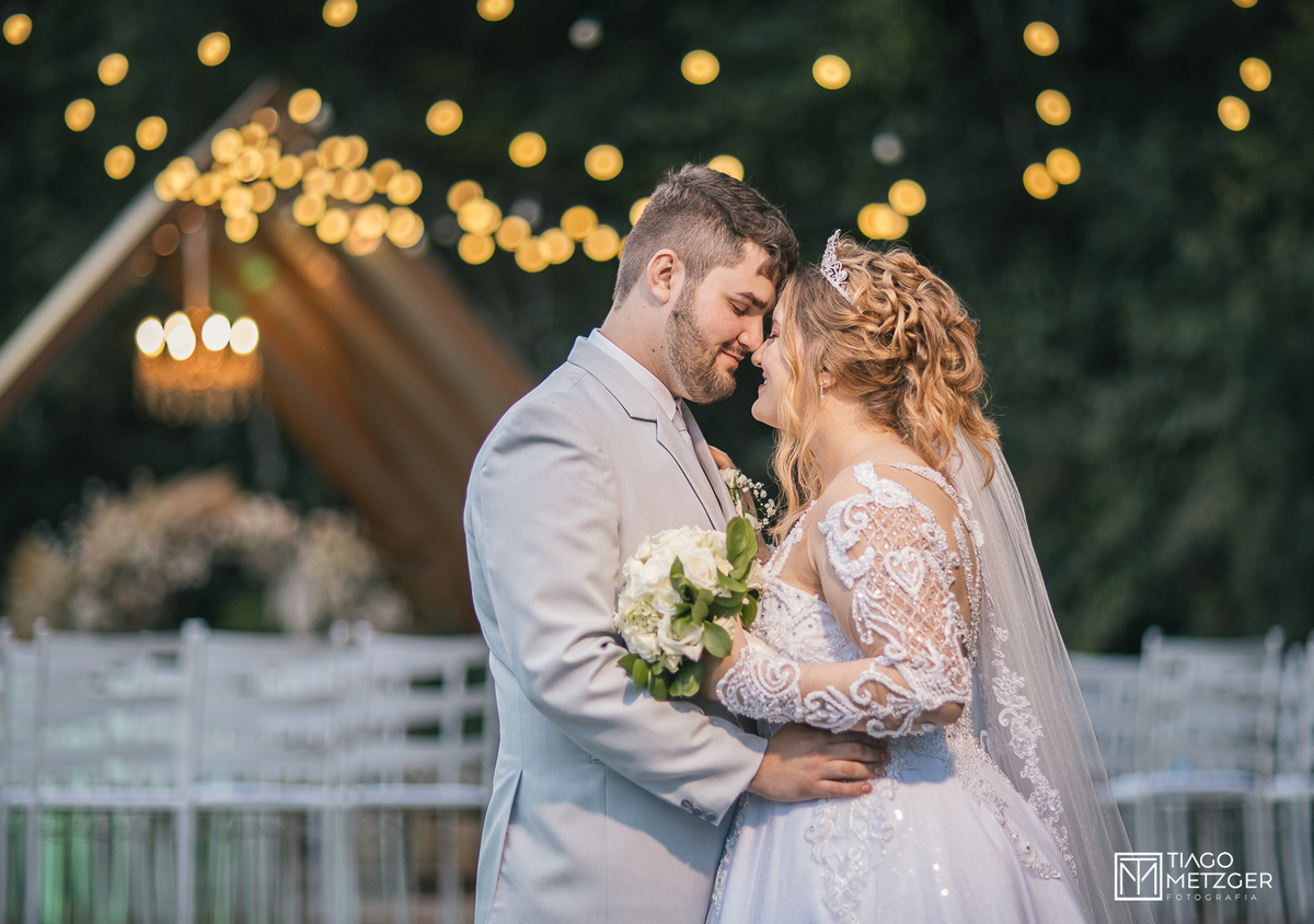 casamento ao ar livre no Garden Eventos Agrolândia - SC