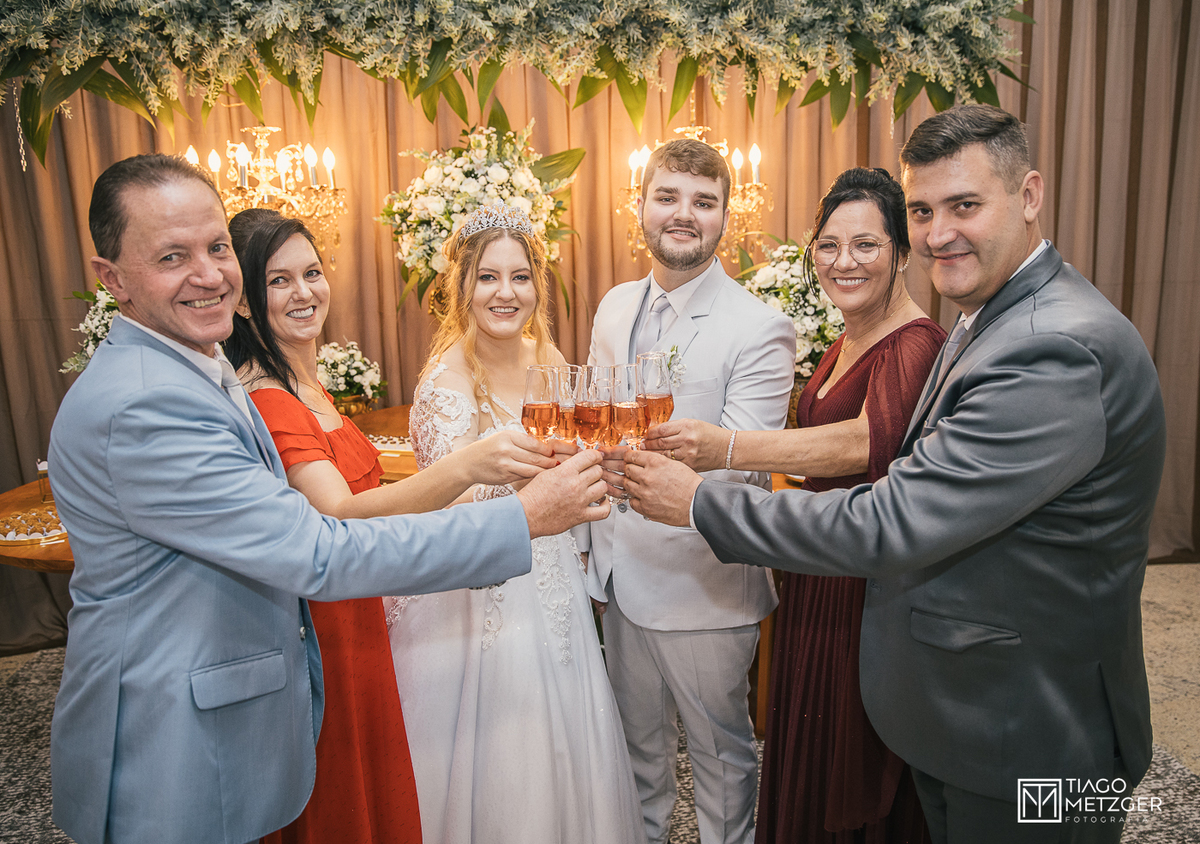 casamento ao ar livre no Garden Eventos Agrolândia - SC