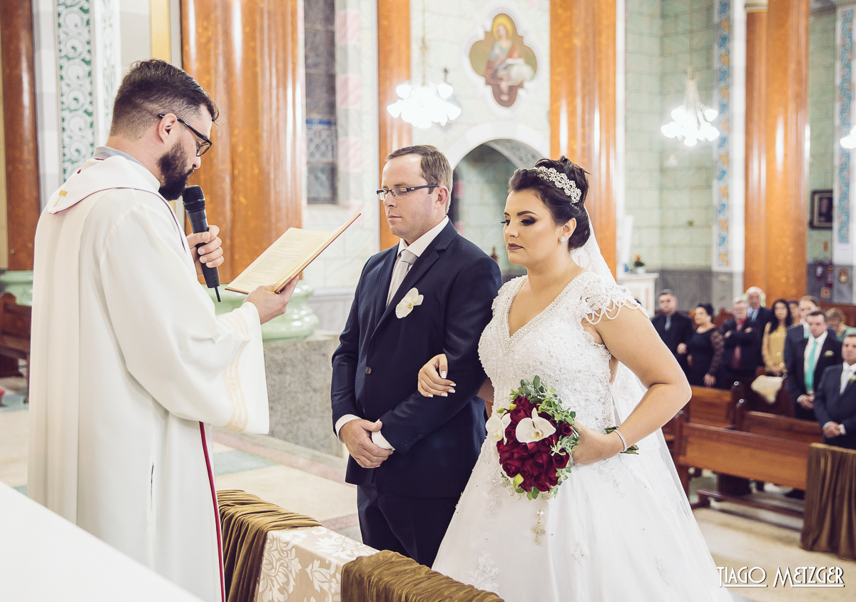 Casamento em Rio do Sul - Catedral São João Batista - Casamento - Fotografo de Casamento