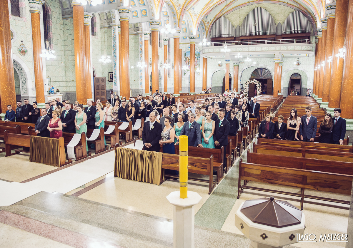 Casamento em Rio do Sul - Catedral São João Batista - Casamento - Fotografo de Casamento