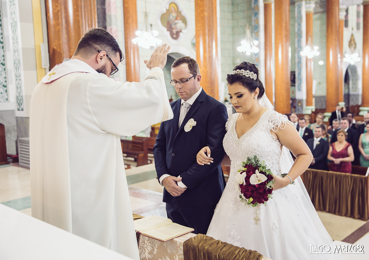 Casamento em Rio do Sul - Catedral São João Batista - Casamento - Fotografo de Casamento