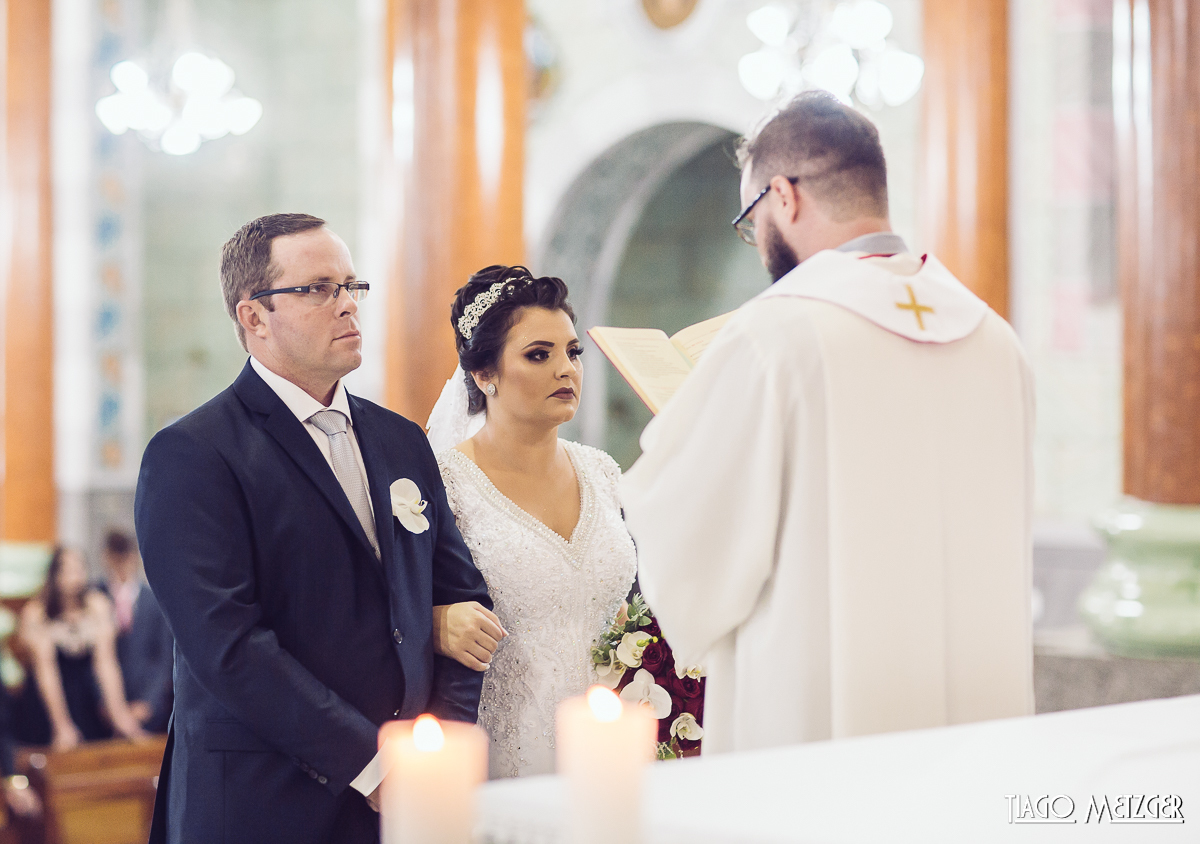 Casamento em Rio do Sul - Catedral São João Batista - Casamento - Fotografo de Casamento