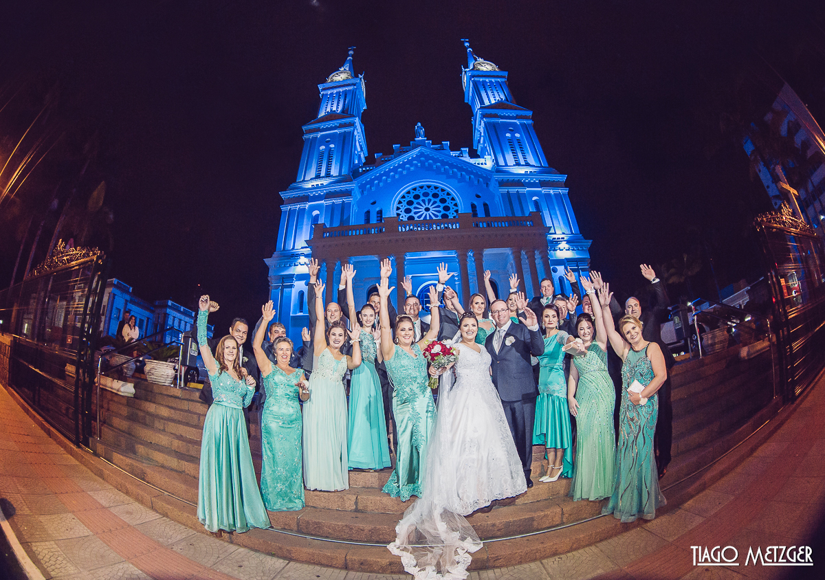 Casamento em Rio do Sul - Catedral São João Batista - Casamento - Fotografo de Casamento