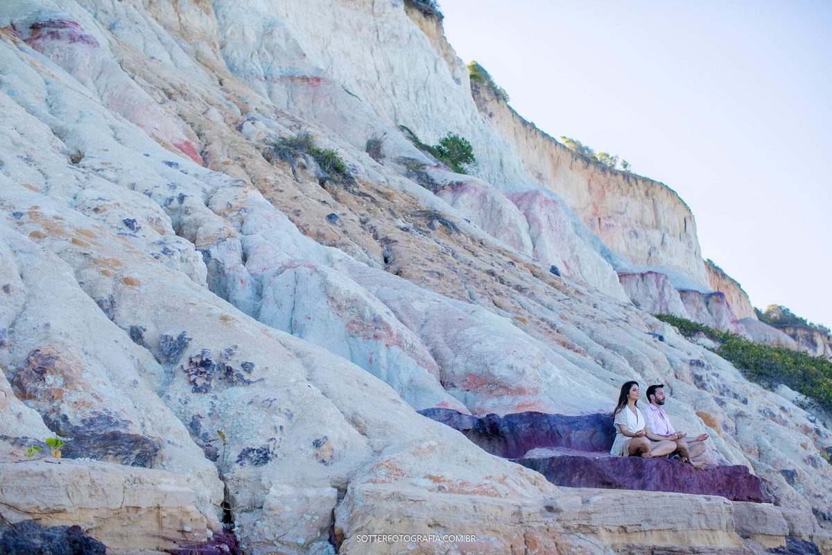 meditação nas falésias