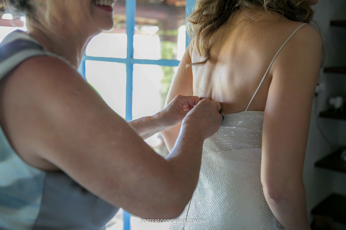 casamento em trancoso vestido da noiva sotter fotografia